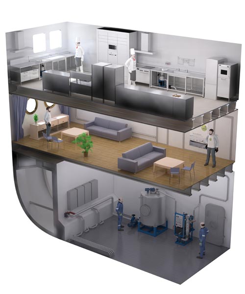 Evac food waste management system